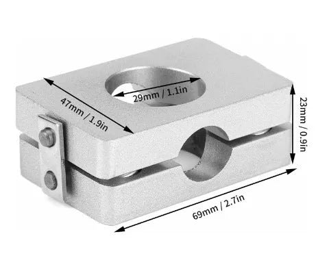 Silver metal LSD conversion board for Honda Civic and BMW E36 differential upgrade