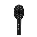 KD3802 black handheld scalp massage device with charging cable