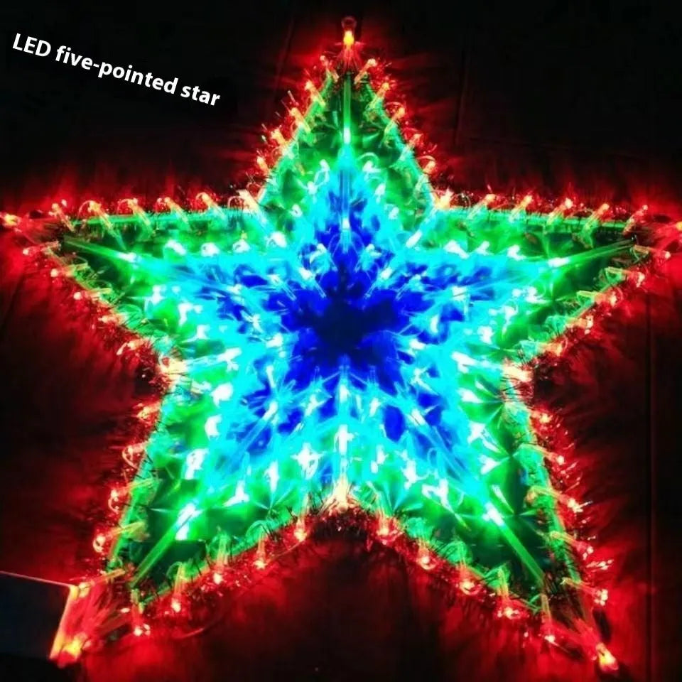 Christmas festival outdoor decorative string lights with four colour theme options including peacock lamp and sunflower designs