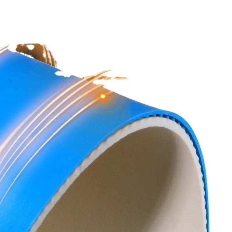 High elasticity table tennis racket cover rubber with inner sponge astringency surface in blue