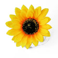 Fashion SUNFLOWER barrette in sunflower colour made of nylon with manual processing for girls seaside vacation hair accessory