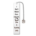Stainless steel tassel bookmark presented in a gift box with five colour options.