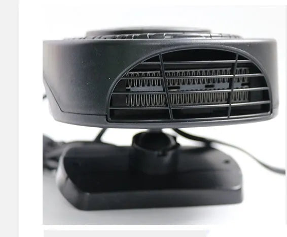 12V car winter heating fan 150W black PA+ABS with cord for defrosting windscreen