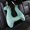 Dinosaur pattern car headrest pillow for children sleeping in rear passenger seats