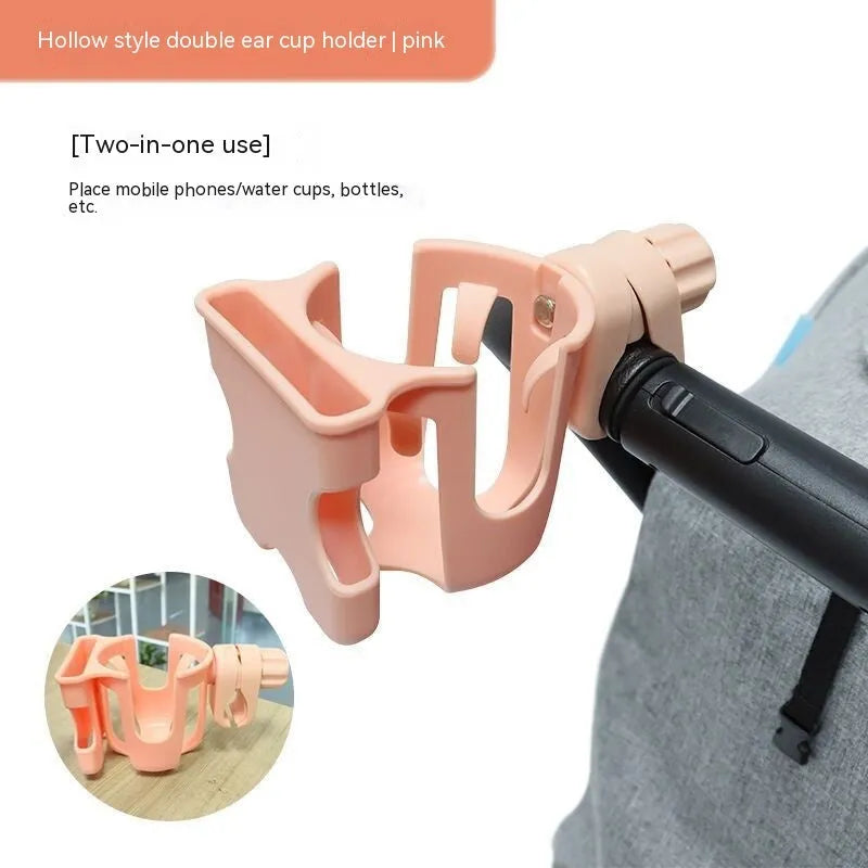 Black, green, and pink universal ABS plastic car cup holder measuring 19x10x11.3 cm.
