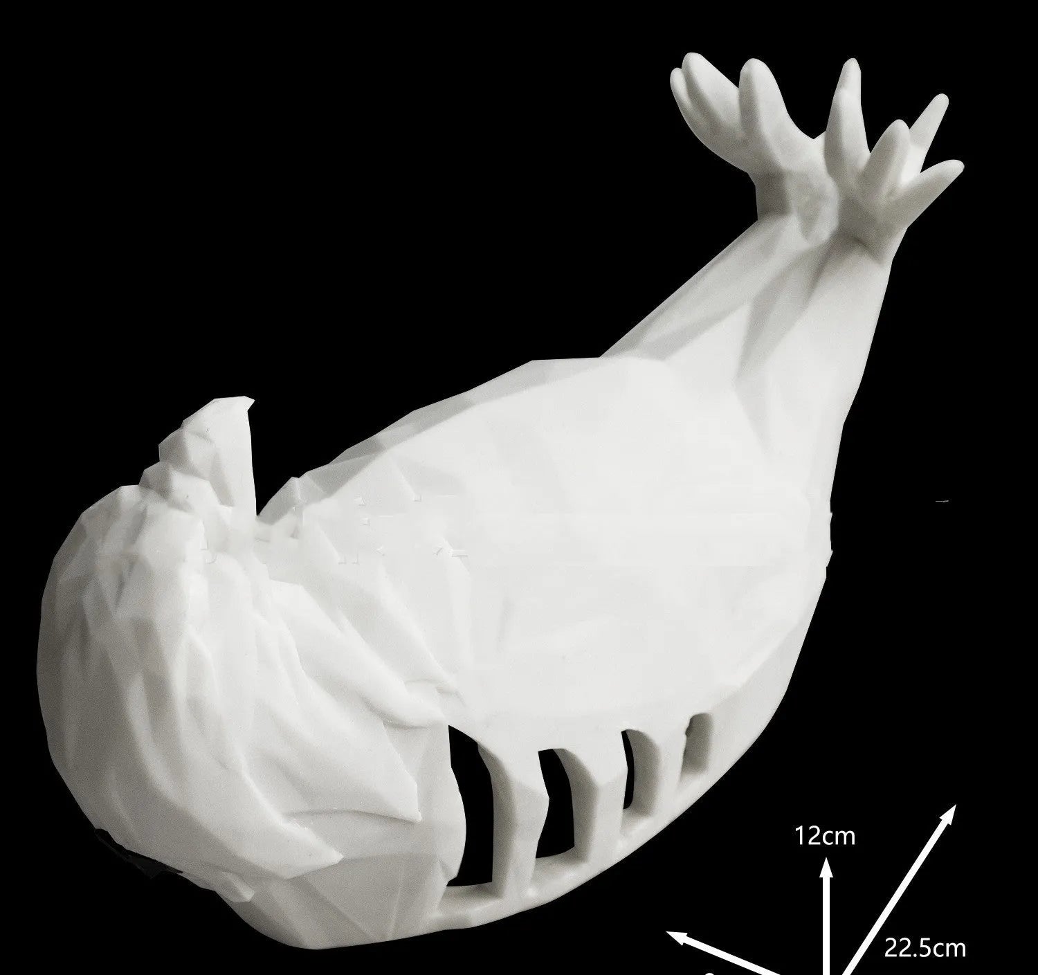 3D printed eagle silhouette wall lamp projecting animal shadows on wall