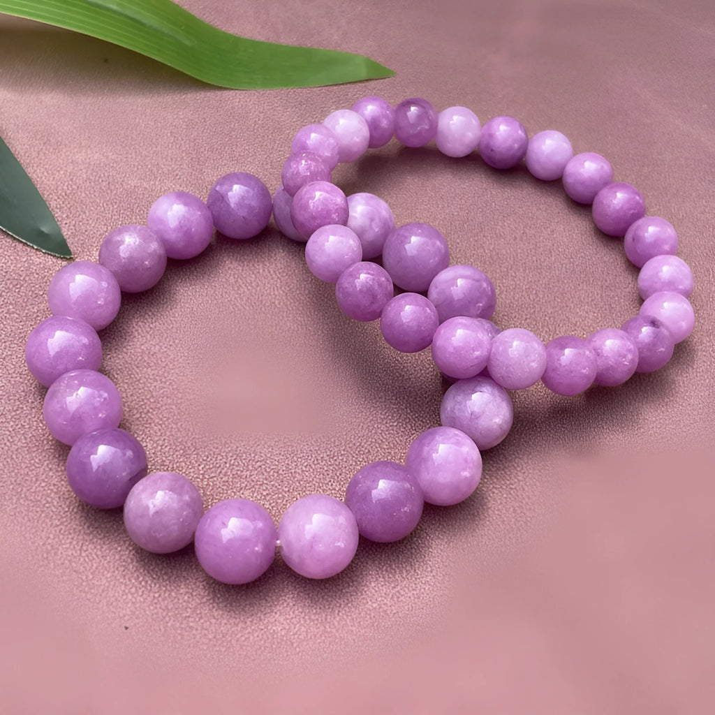 Chinese style quartz jade bracelet with six-word curse multi-circle design showing sizing options