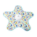 Electronic cat toy with PP cover in blue fish or white seaweed design, one set for indoor hunting play