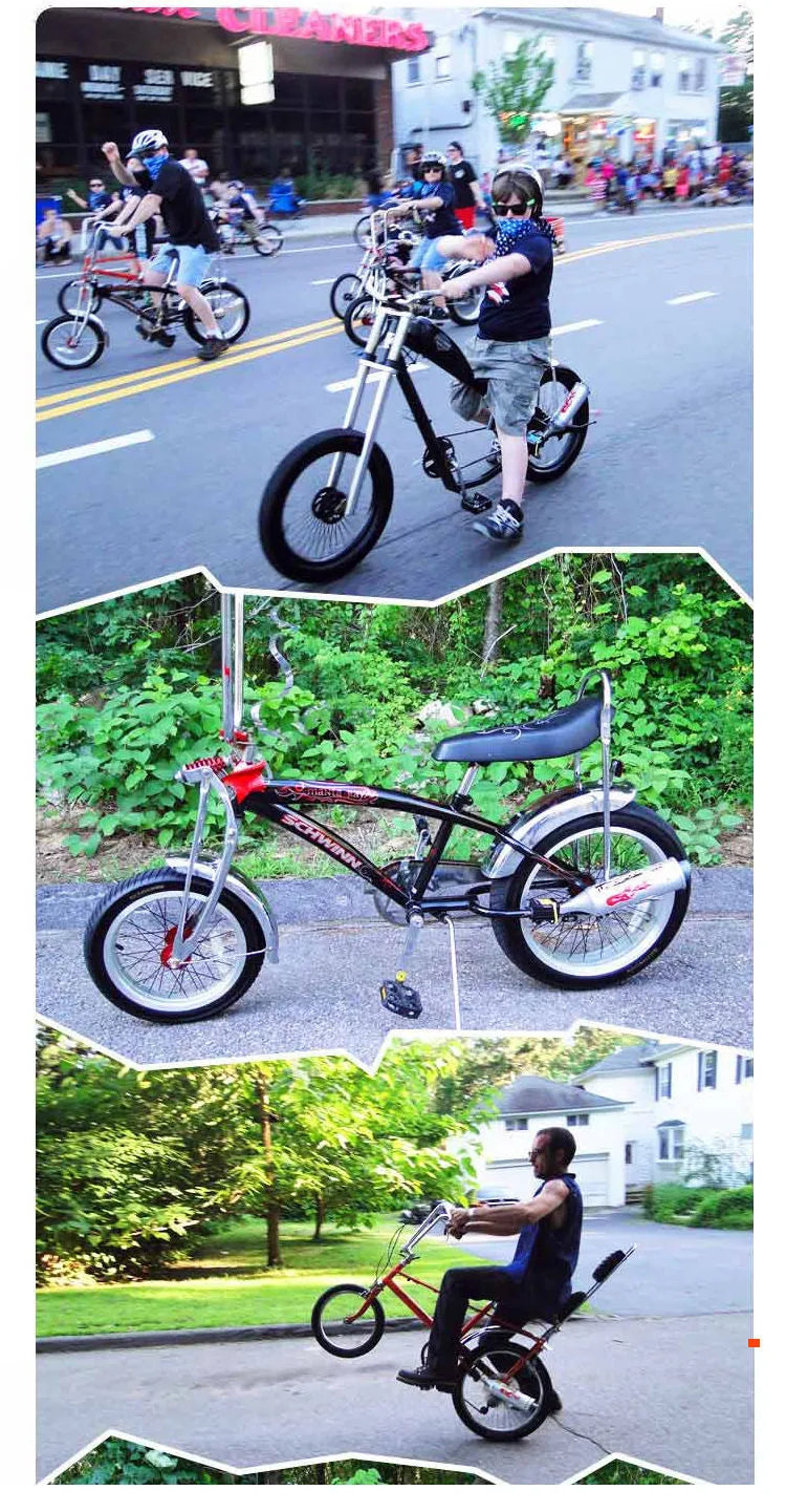 Motorcycle engine sound effect loudspeaker for bicycle bike, PE tube, 39cm packed size, with sound cards and bracket