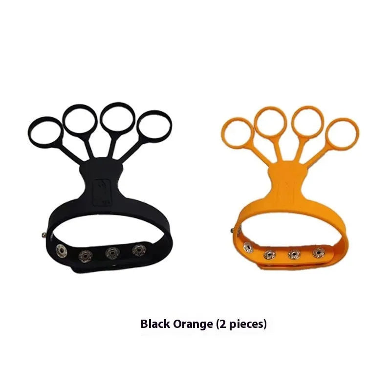 Basketball shooting training aid with five finger design for shooting practice and finger strengthening exercises