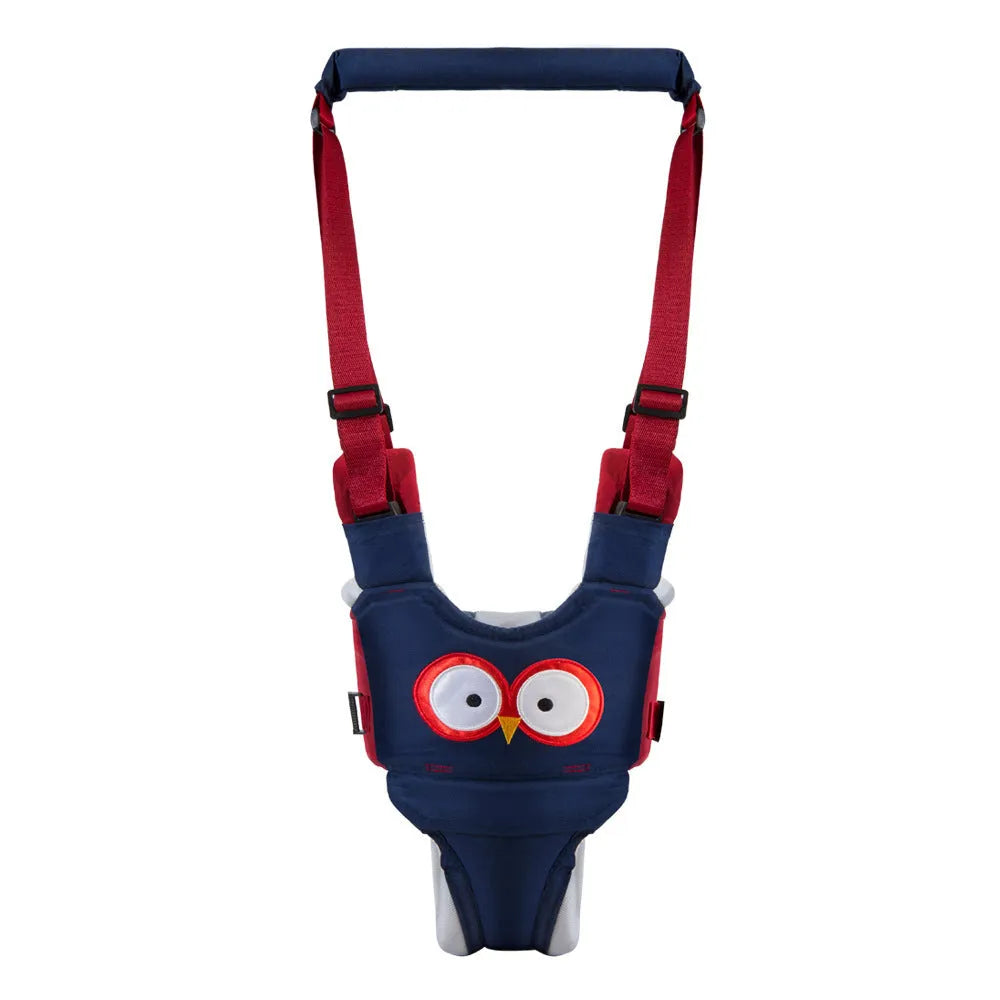Baby walking harness belt in blue colour with crotch support for toddler walking practice