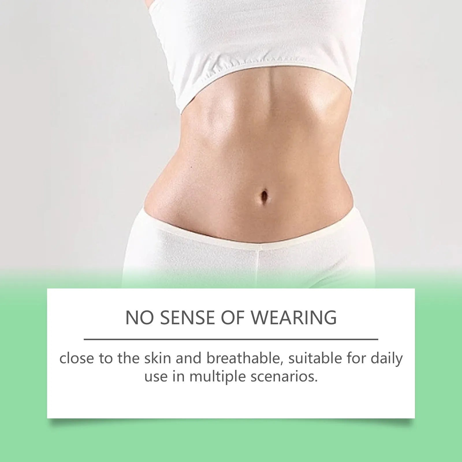 Four nano microneedle slimming patches on a PE sticker backing with ginger and mugwort root formula.