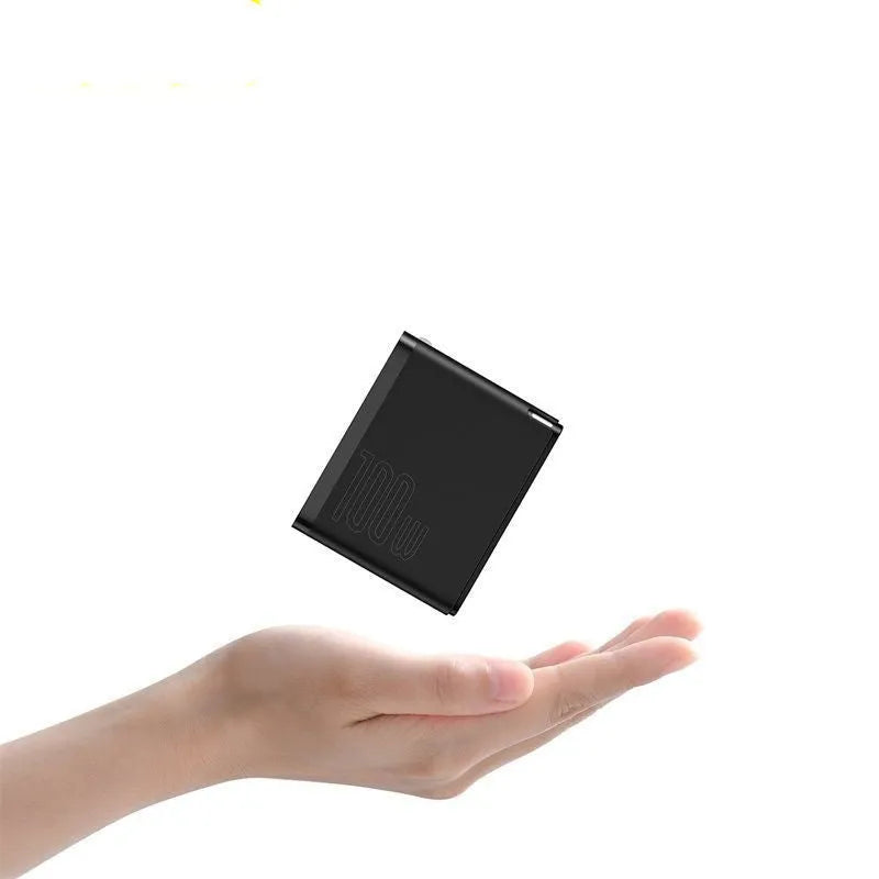 100W USB-C GaN charger with Type-C output, indication function, available in black or white