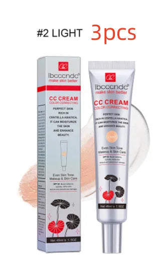 Erborian Centella Asiatica CC cream tube in dark and light colour correcting shades.
