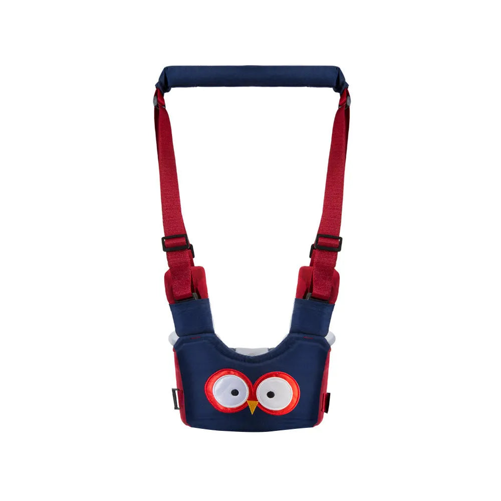 Baby walking harness belt in blue colour with crotch support for toddler walking practice