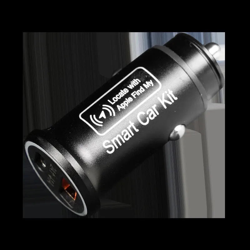 Black OBD-II plug-in GPS car tracker device for vehicle location tracking and remote immobilisation
