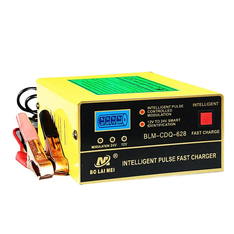 BT 168 12V 24V automobile battery charger with American plug for lead acid batteries