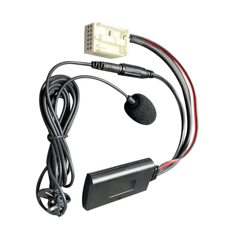 Bluetooth audio cable and microphone kit for Citroen and Peugeot car stereos with RD4 head unit.