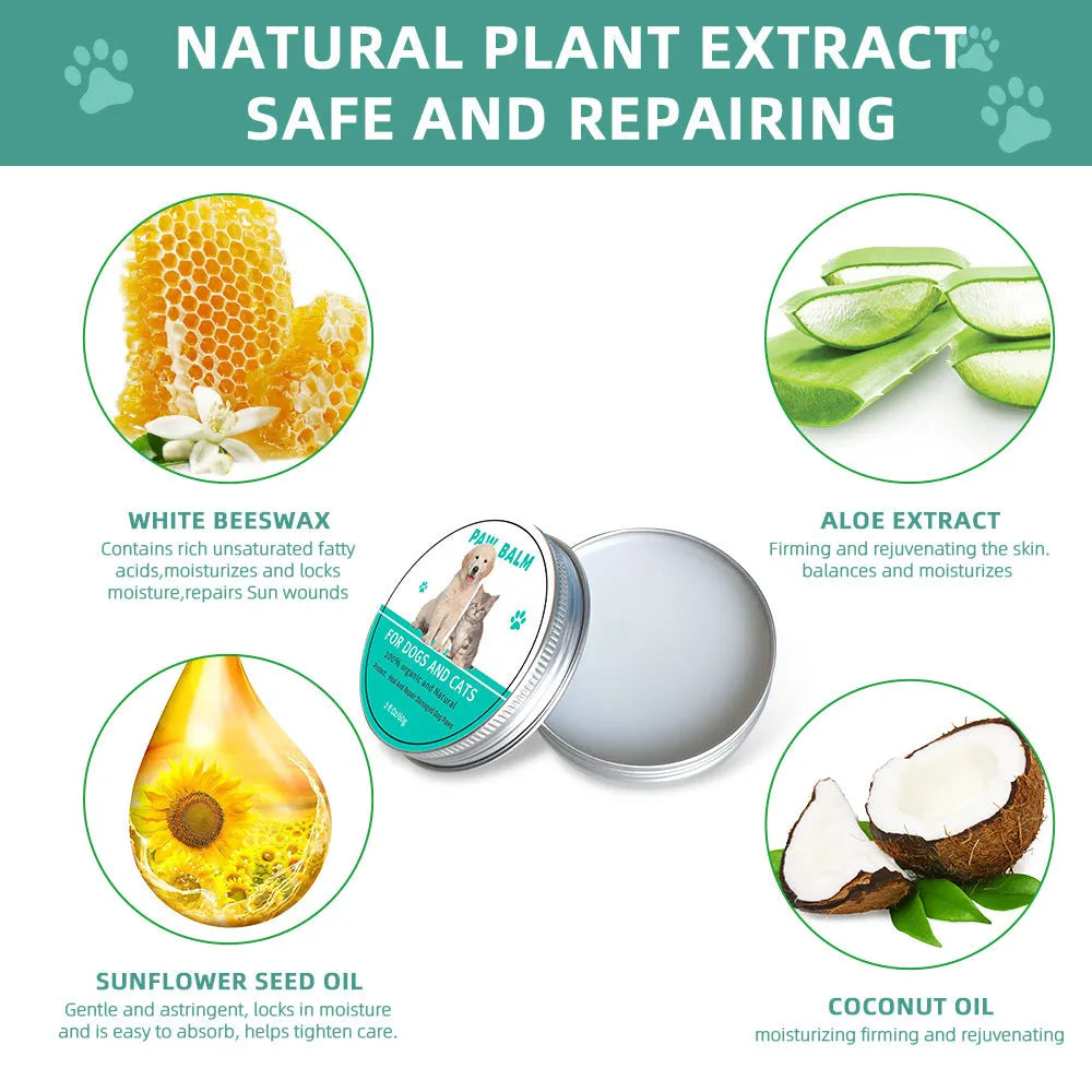 60g tube of Pet Claw Care Cream nourishing balm for dog and cat paws