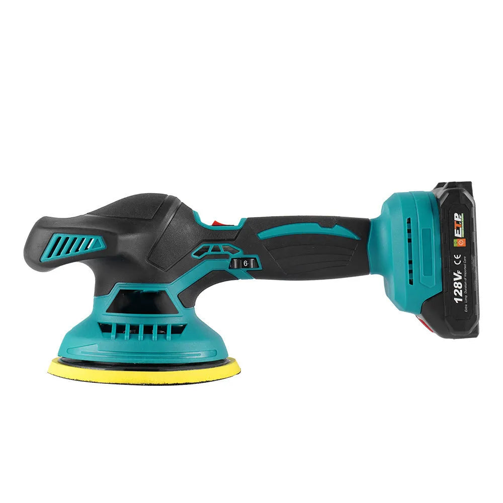 21v cordless car polishing machine with 145mm circular polishing disc for wireless vehicle detailing