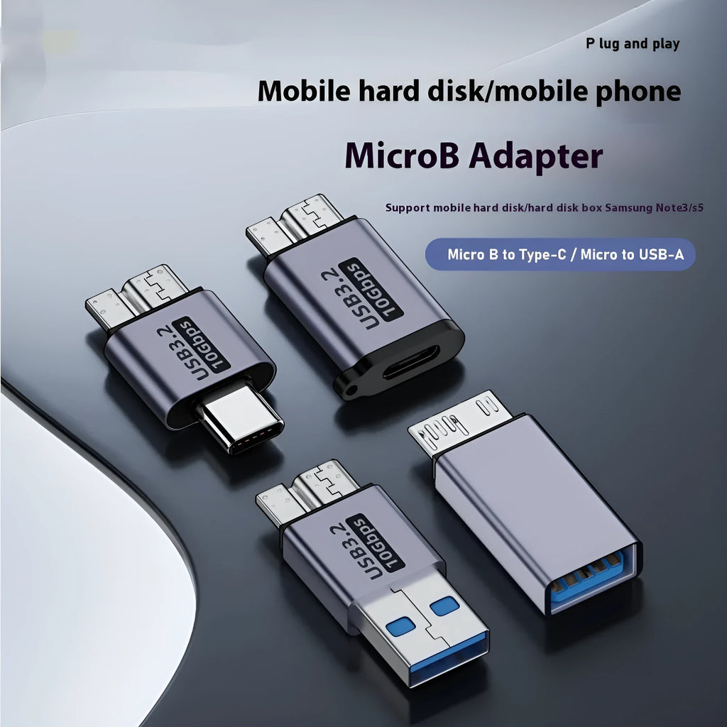 USB AM male to Micro-B male adapter for connecting legacy devices