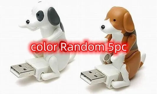 USB dancing dog toy made from ABS with random colour option for desk decoration