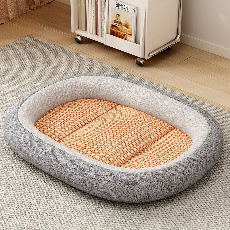 Removable washable pet cooling nest in multiple colours with cotton filling for dogs and cats