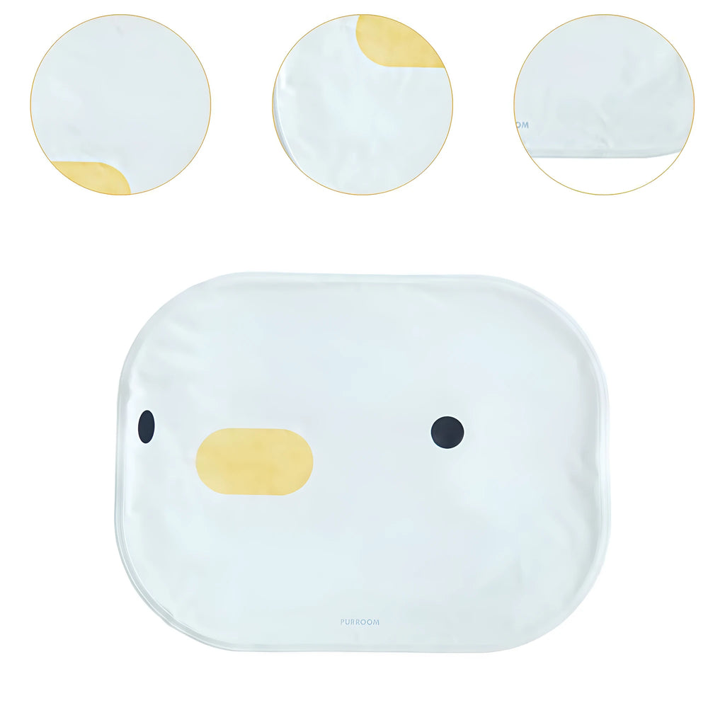 Washable pet cooling mat for dogs and cats in chick and oval size options