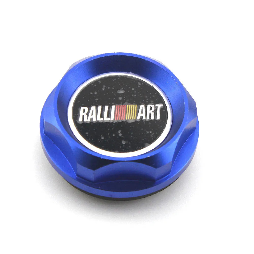 Aluminium alloy oil filter cap for Mitsubishi cars in six colour options.