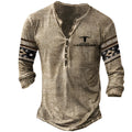 Digital printing men's loose fit polyester top in colour JW1, shown front view
