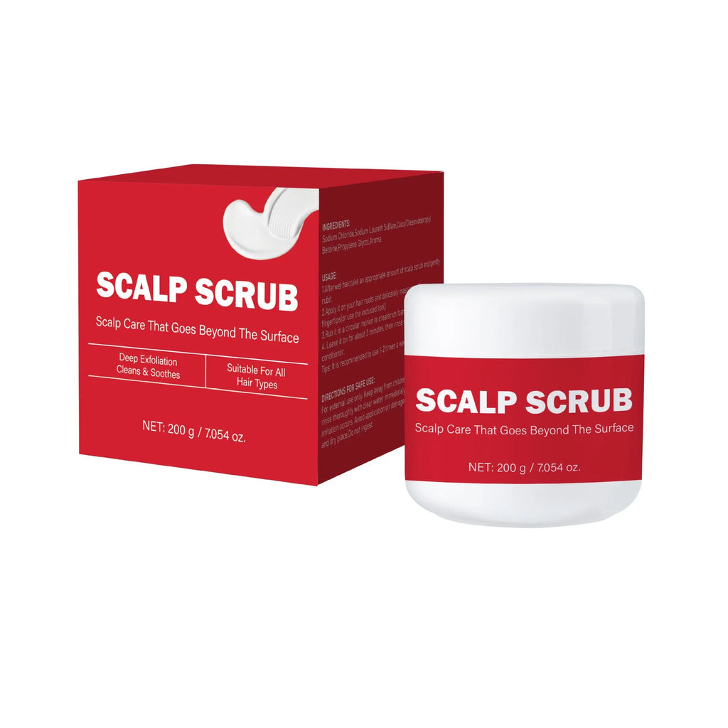FPB007 exfoliating scalp scrub shampoo in 200g packaging for export sales