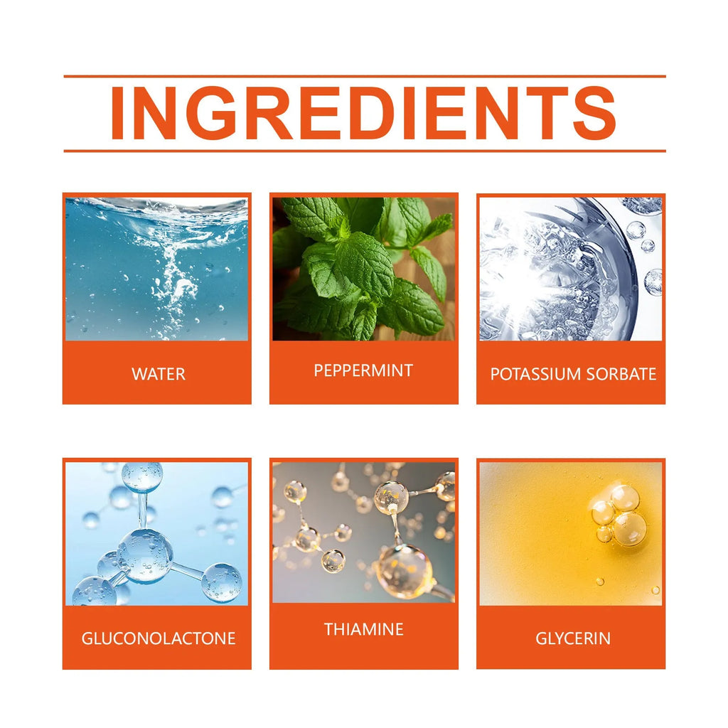 Googeer 20ml auxiliary height increasing drops bottle with peppermint extract and vitamin B1 formula