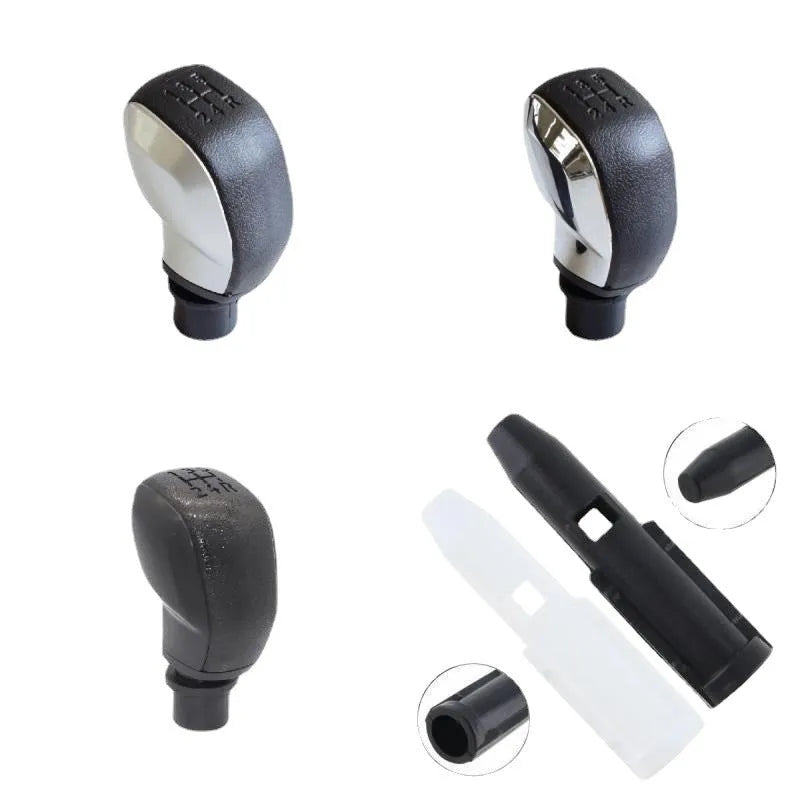 Leather car gear shift head cover for Peugeot and Citroen vehicles in multiple colour options