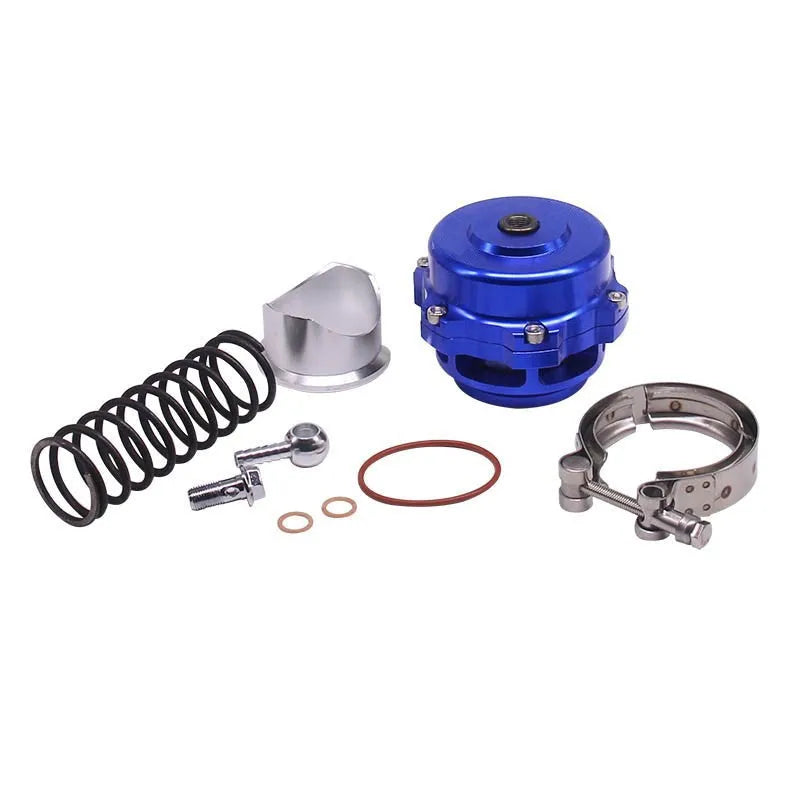 Aluminium alloy turbo blowdown valve with 50mm fitting in choice of six colours