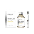 Tiran Bottle Solution 50ml peptide serum with needle tube applicator on white background