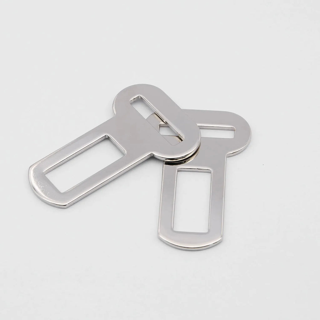 26mm silvery metal pet safety buckle for car seat belt and leash connections