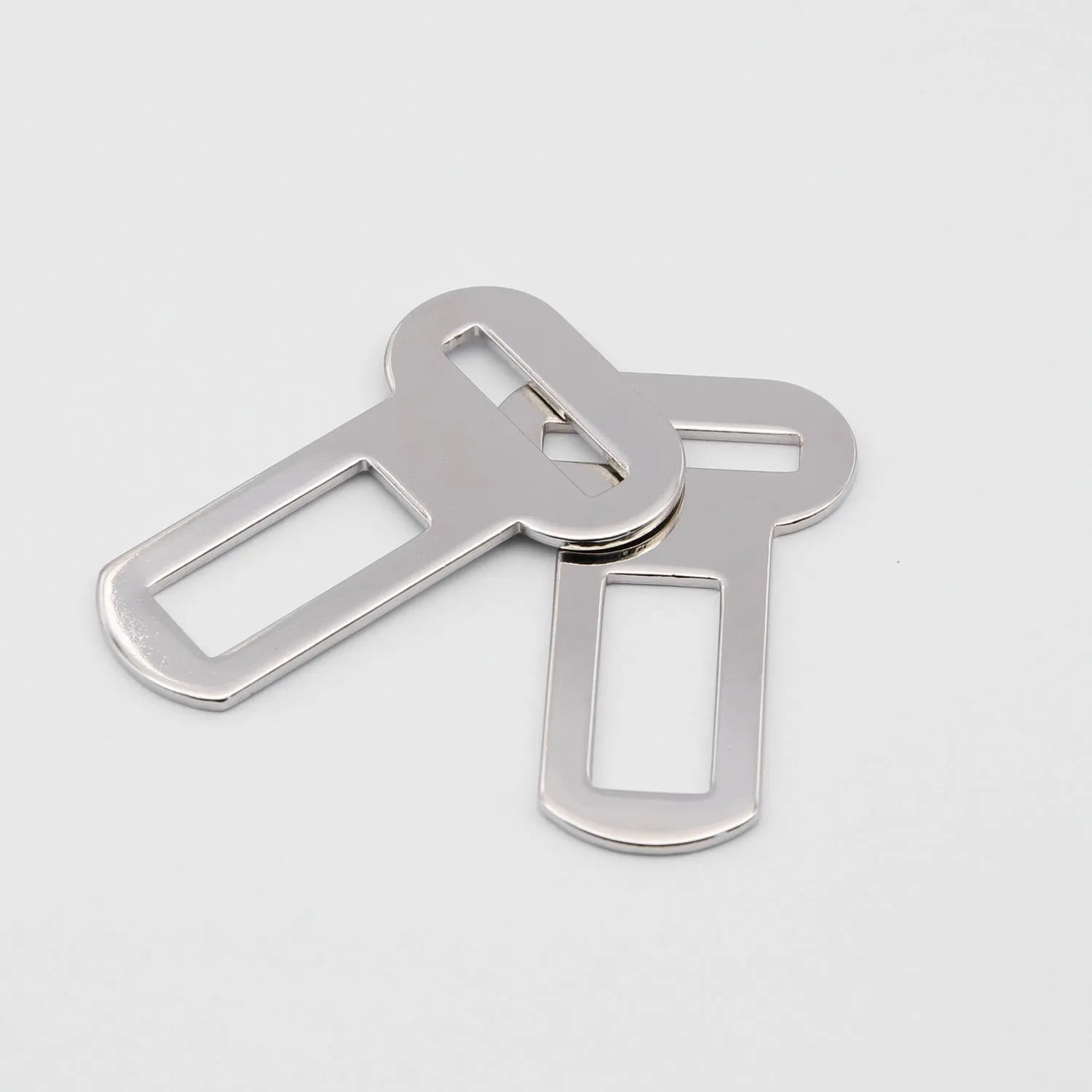 26mm silvery metal pet safety buckle for car seat belt and leash connections