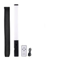 Handheld dual colour temperature LED photography light stick with adjustable brightness and RGB effects