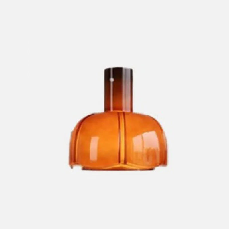 A medieval-style glass bud pendant chandelier light fixture with a retro design.