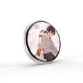 Smart electronic bar carry-on decoration two-dimensional badge in black or white plastic
