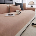 Waterproof chenille sofa cushion cover in dark gray, gray, coffee or yellow, sizes 70x70cm to 110x240cm