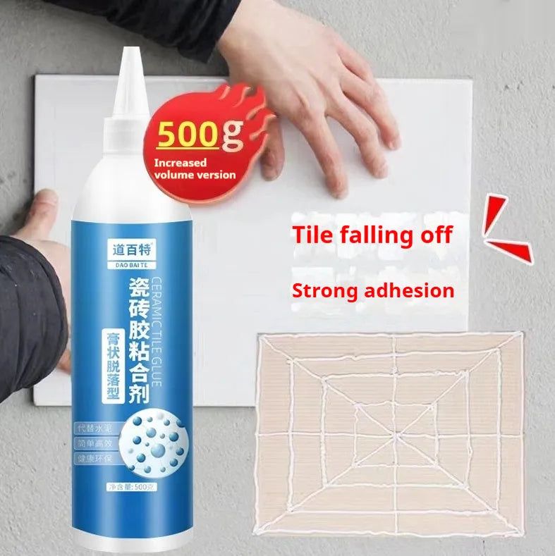 Shedding repair injection tile adhesive paste in 200g 260g 380g capacities for loose tile fixing