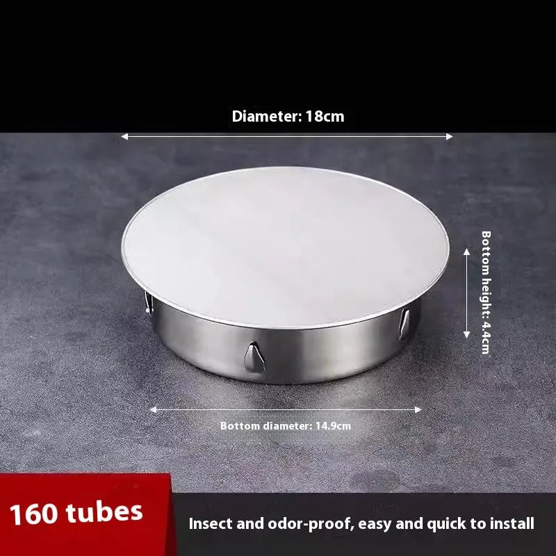 Stainless steel floor drain with deodorant seal for bathroom and kitchen drainage
