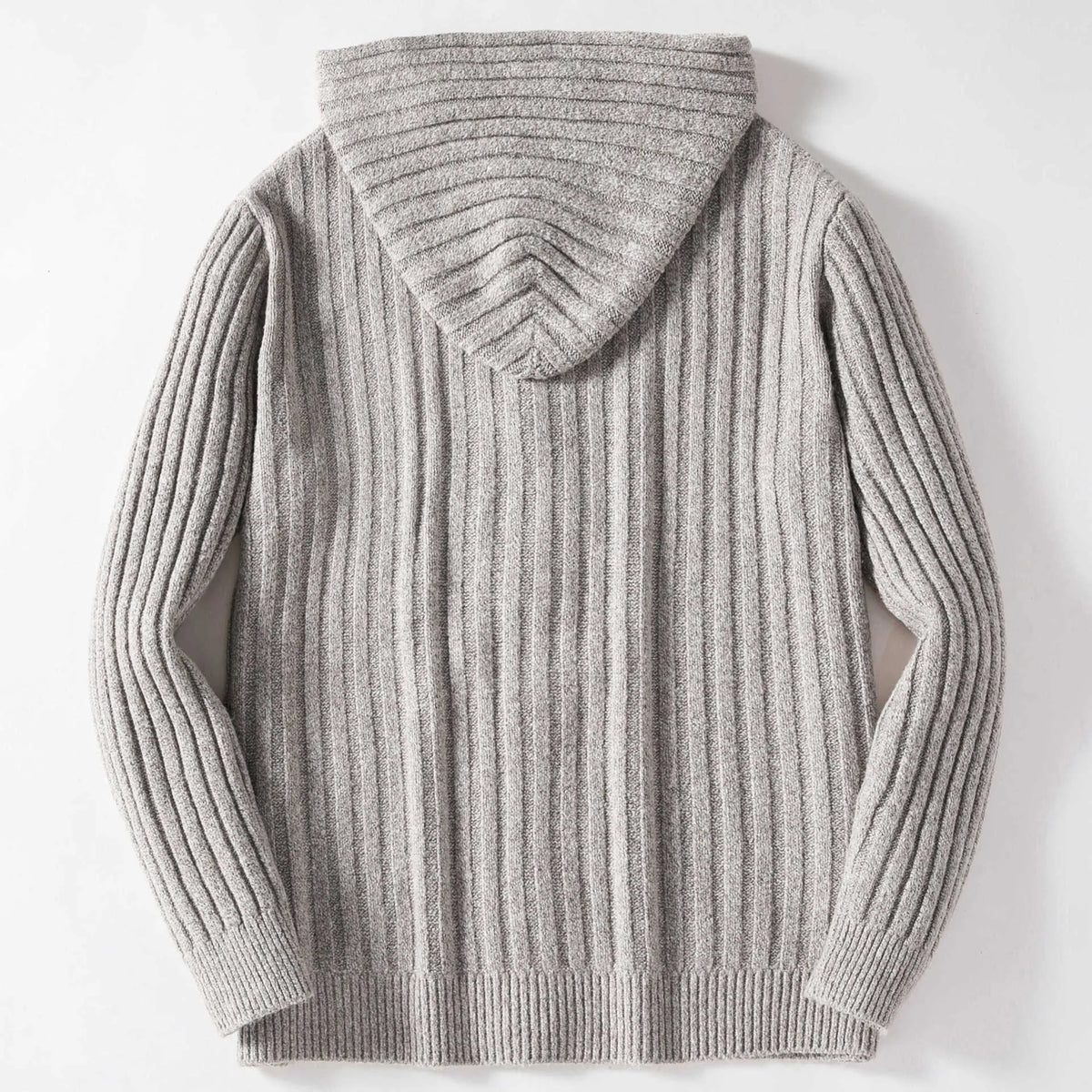 Grey flower velvet cardigan sweater for men, straight fit, sizes M to 3XL, autumn winter street fashion knitwear
