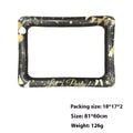 Christmas-themed inflatable PVC photo frame prop for festive photography