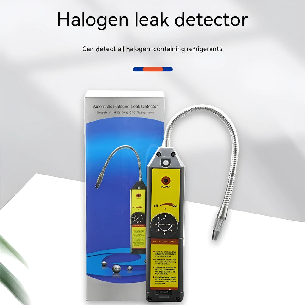 WJL-6000 halogen refrigerant leak detector with 20cm flexible probe for car air conditioning diagnostics