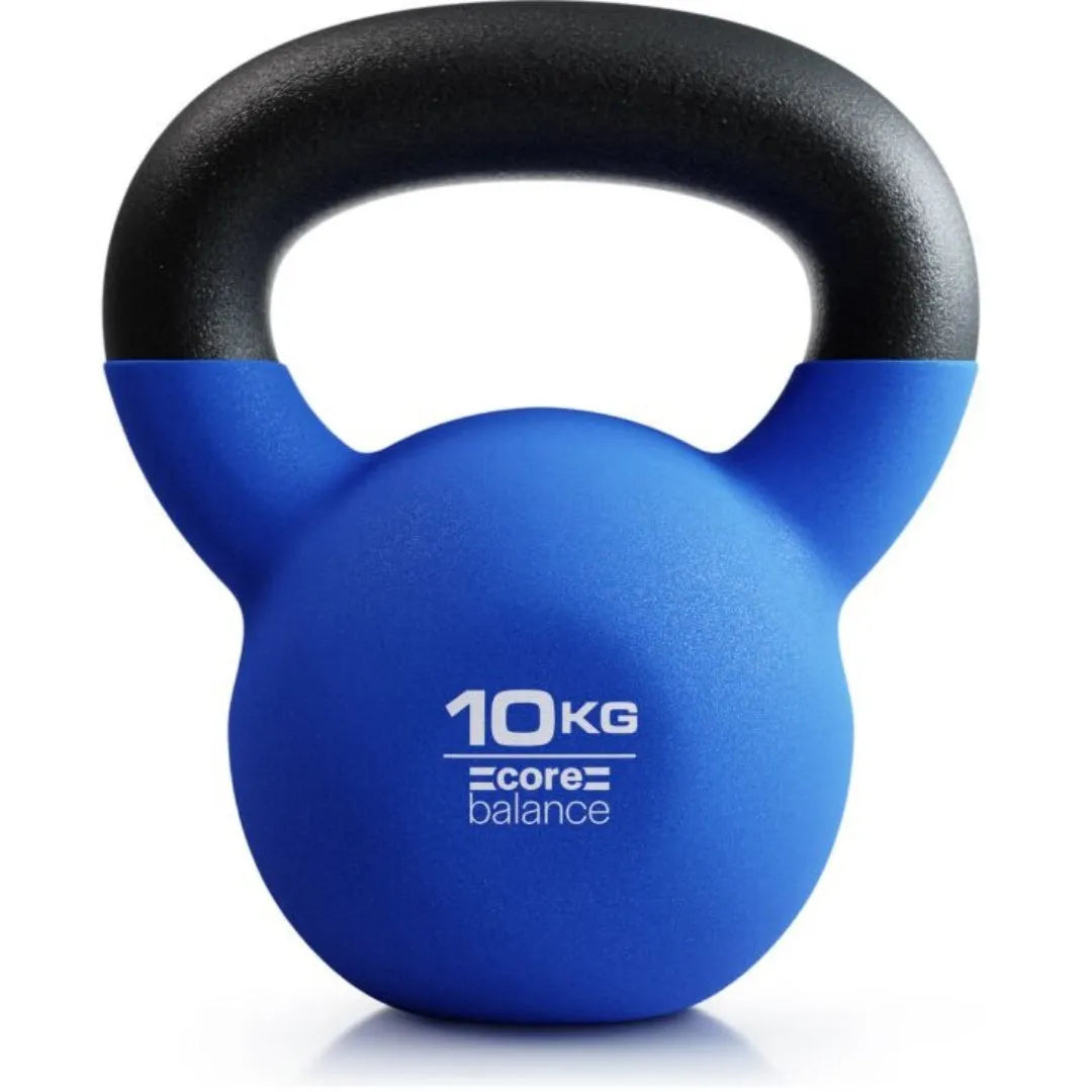 Blue cast iron immersion teapot dumbbell weighing 10kg for home workouts