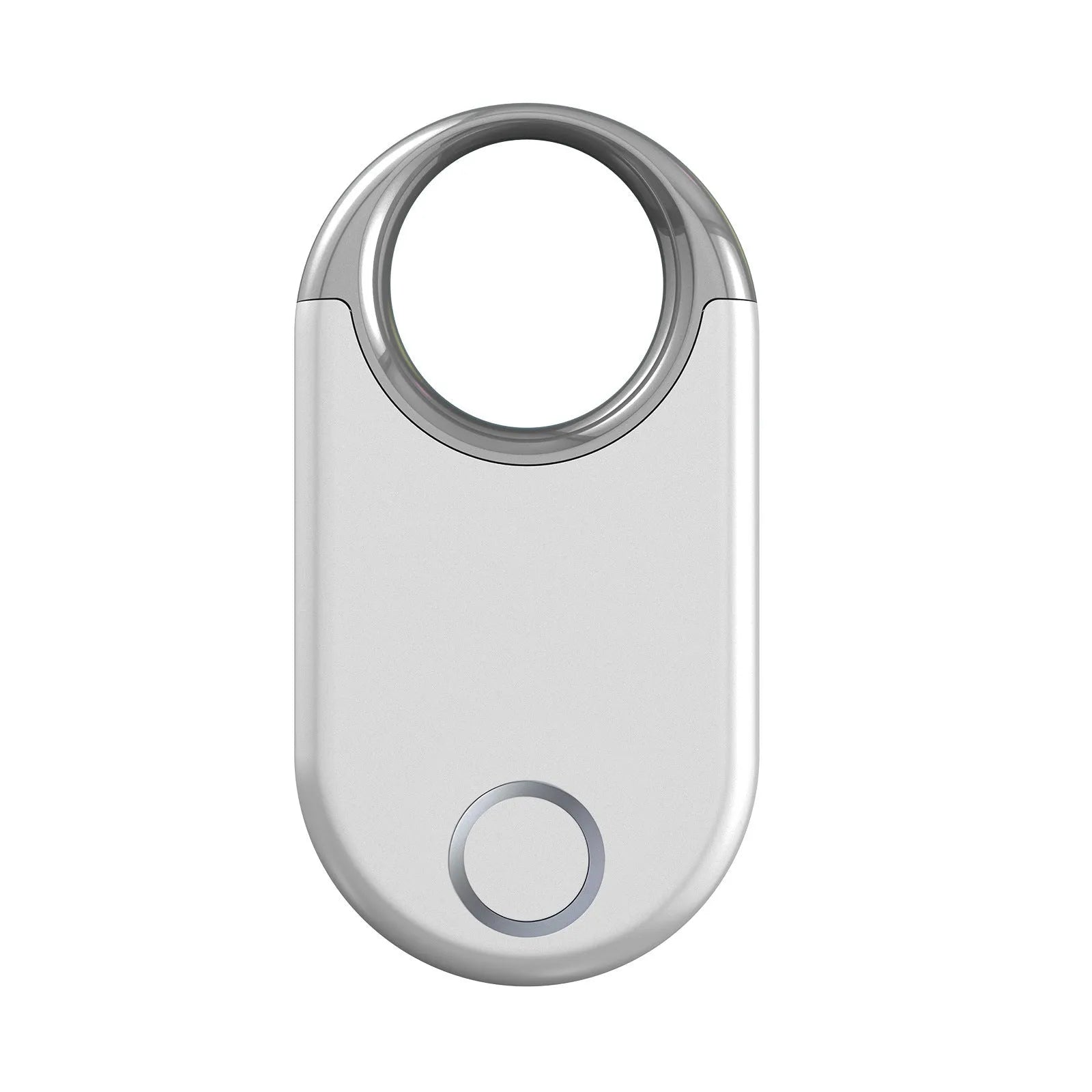 Compact black and white GPS anti-lost tracker for pets and children with USB port