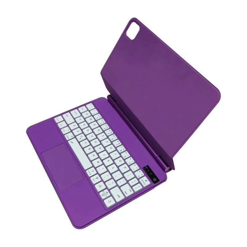 11-inch Bluetooth keyboard case for iPad with magnetic protective cover in five colour options