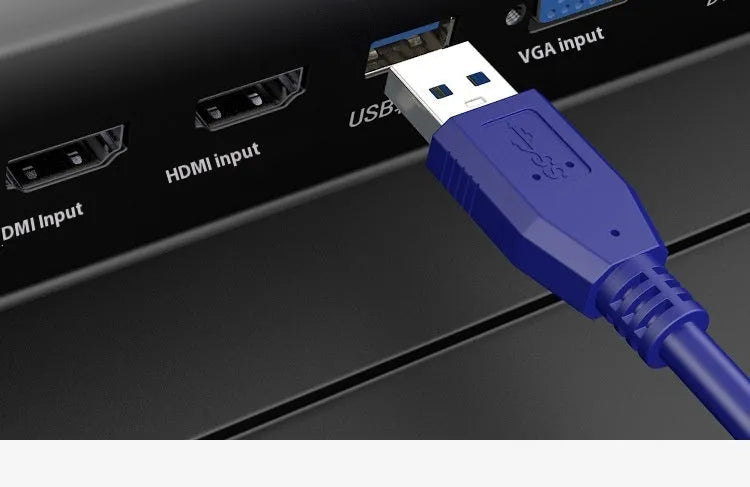 USB 3.0 data cable with nickel-plated connectors for external hard drives, shown with length options.